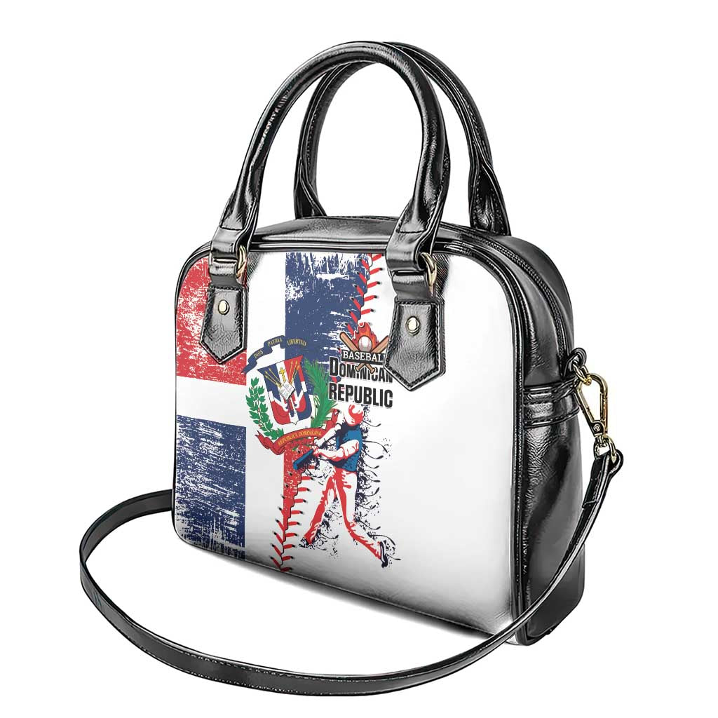 Baseball Dominican Republic Shoulder Handbag Come On Team DR Grunge Style LT01