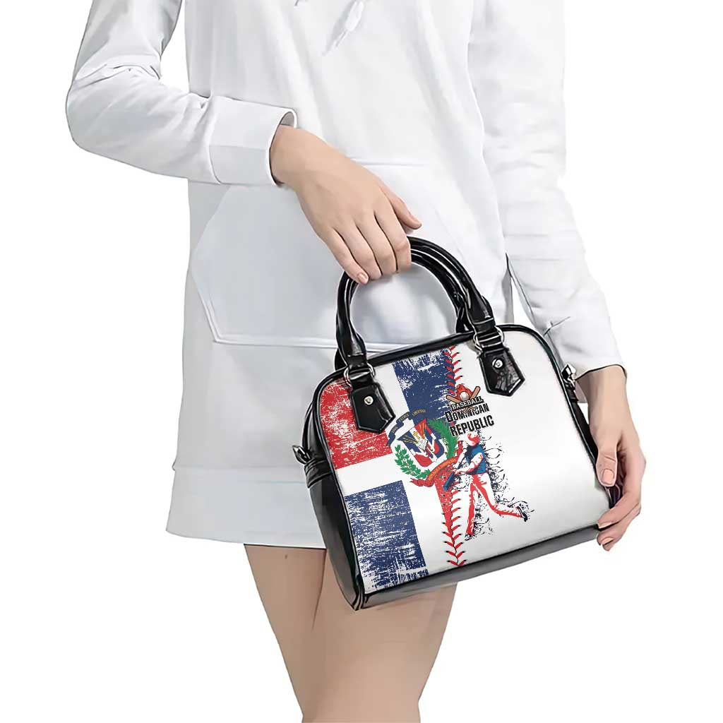 Baseball Dominican Republic Shoulder Handbag Come On Team DR Grunge Style LT01