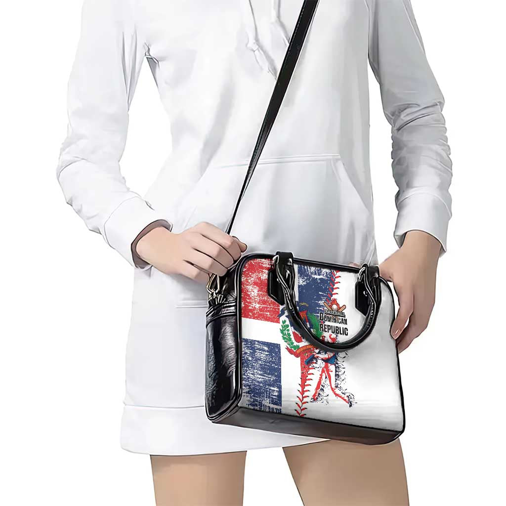 Baseball Dominican Republic Shoulder Handbag Come On Team DR Grunge Style LT01