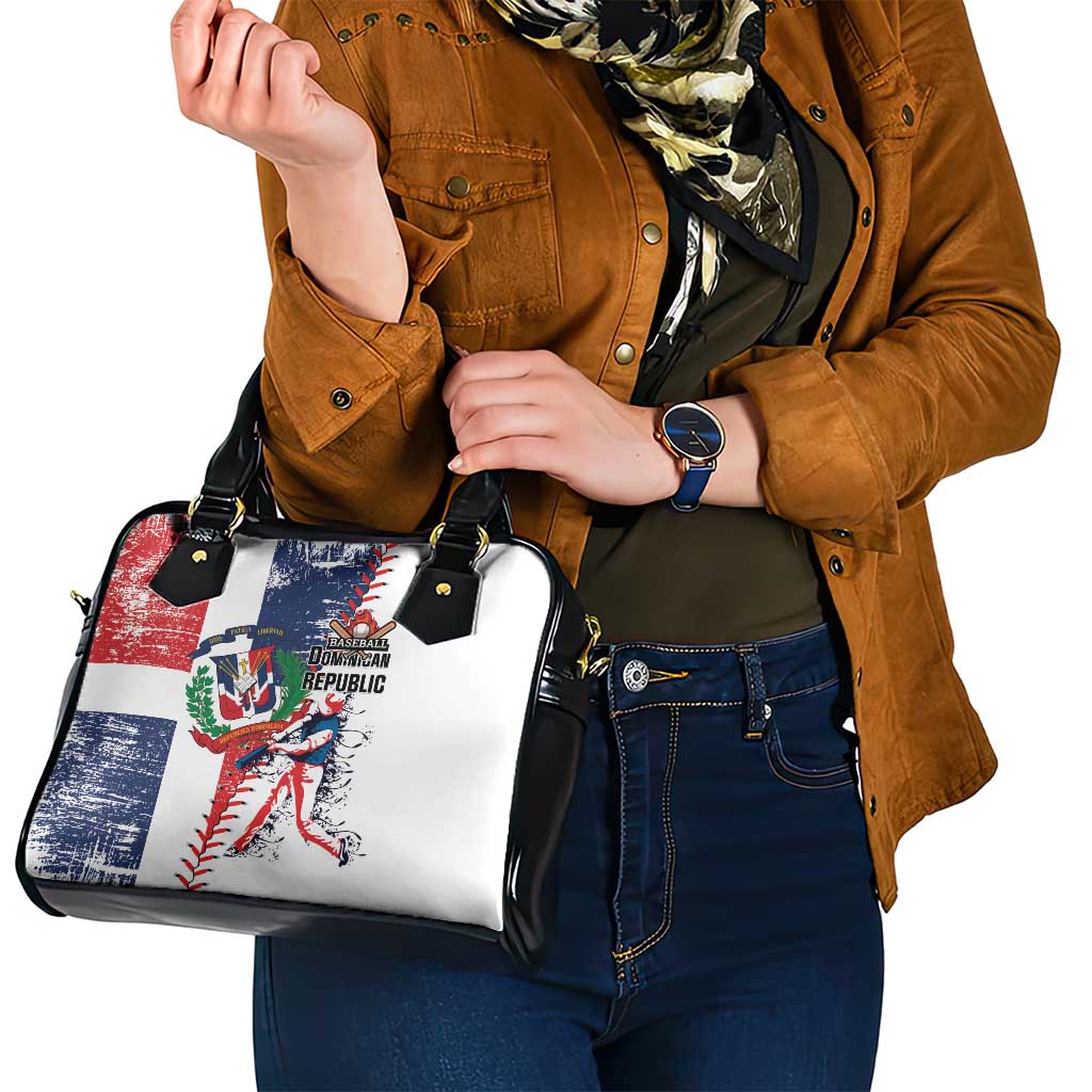 Baseball Dominican Republic Shoulder Handbag Come On Team DR Grunge Style LT01