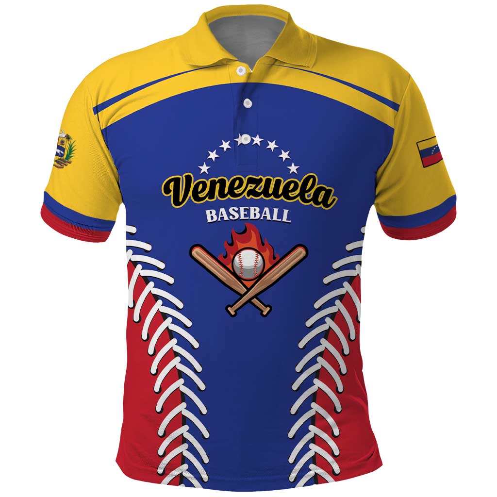 Custom Baseball Venezuela Polo Shirt Team Venezuela Go Champions LT01