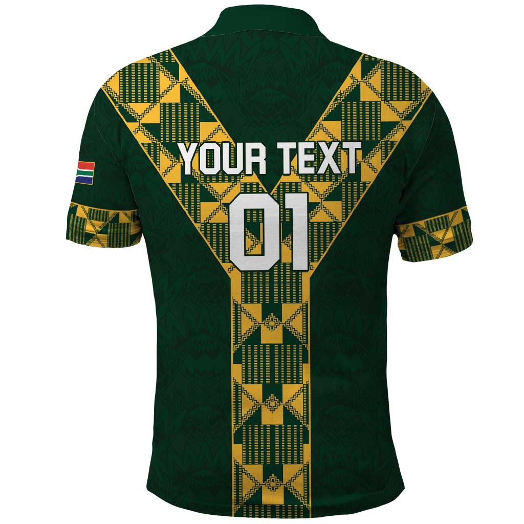Custom South Africa 2024 Rugby Polo Shirt Go Springboks Protea Pattern LT01