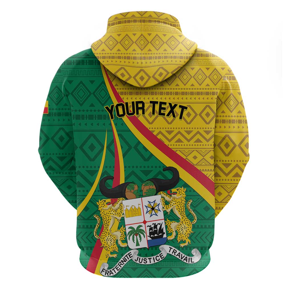Personalized Benin Independence Day 1960 Hoodie Fraternite Justice Travail LT01