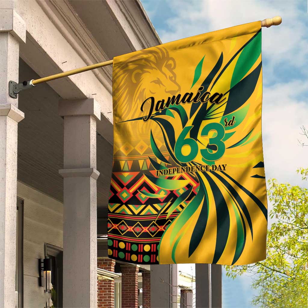 Black Jamaican Independence Day 1962 Garden Flag Jumieka Streamertail Reggae Pattern LT01