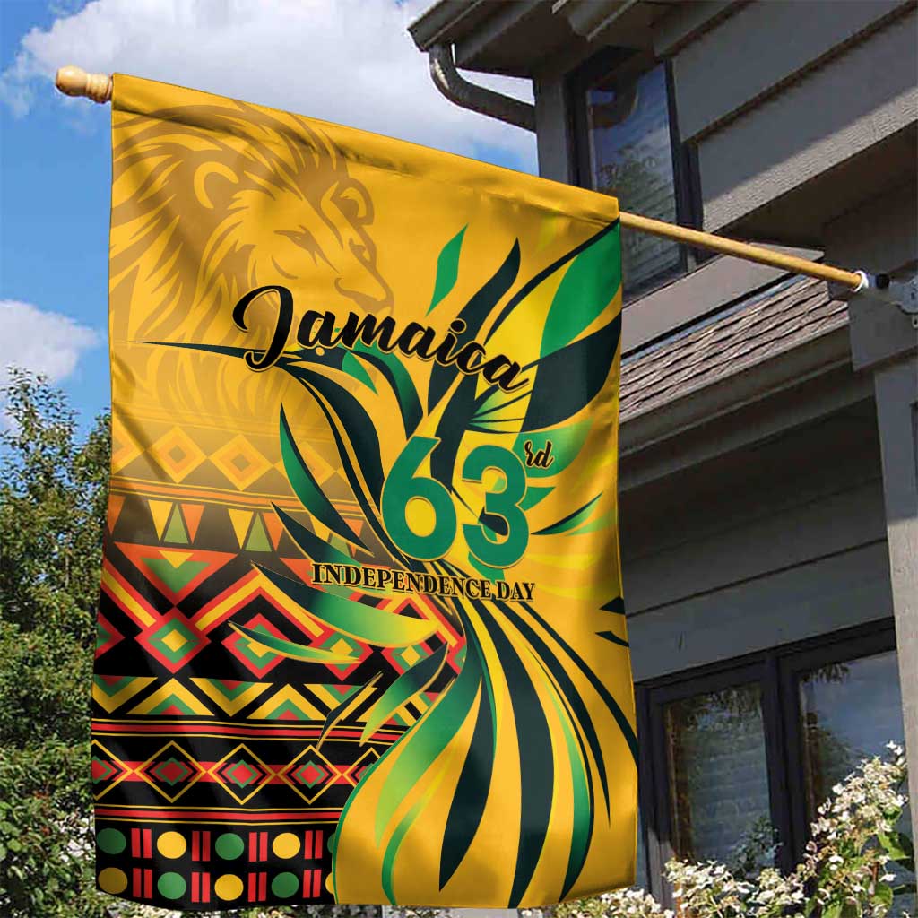 Black Jamaican Independence Day 1962 Garden Flag Jumieka Streamertail Reggae Pattern LT01