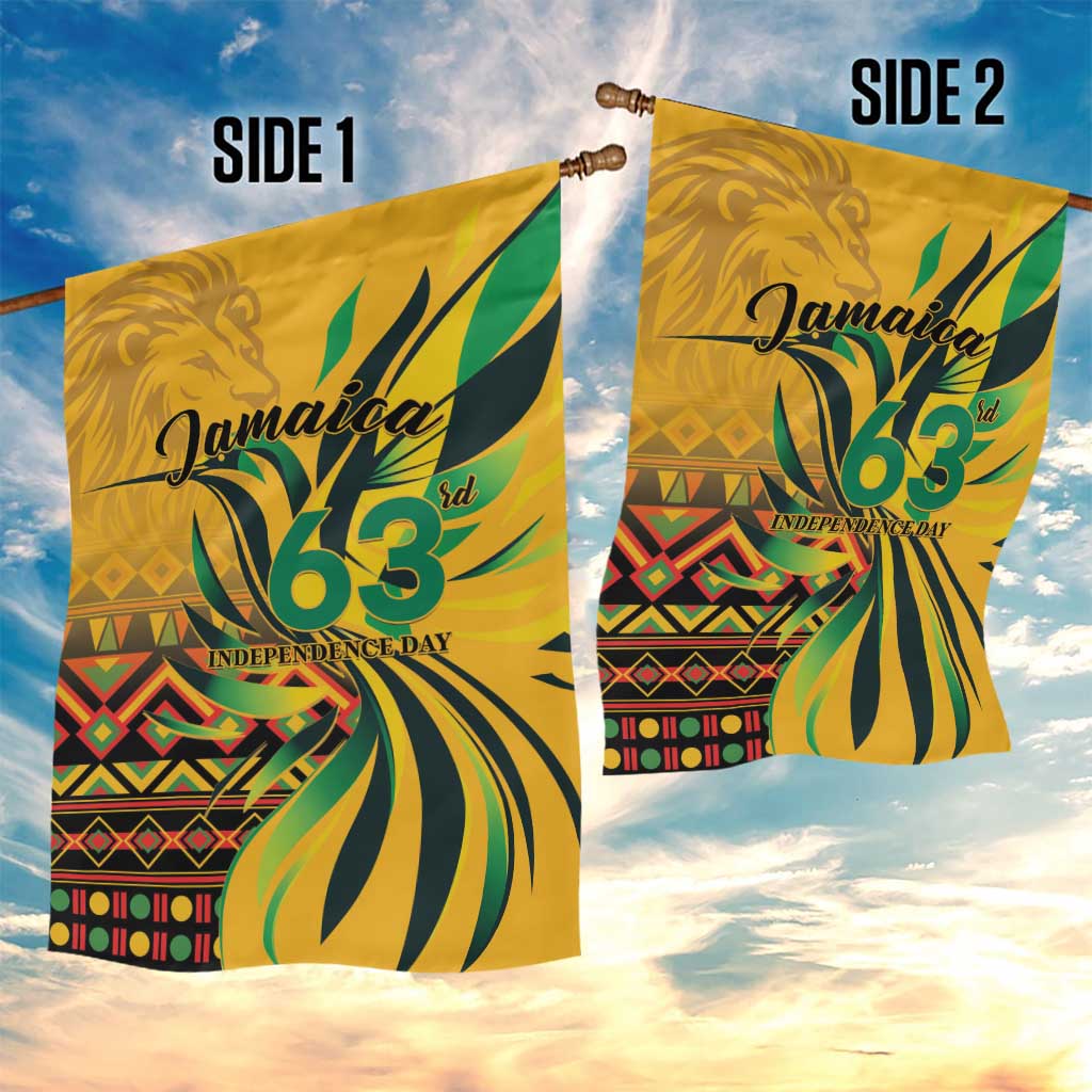 Black Jamaican Independence Day 1962 Garden Flag Jumieka Streamertail Reggae Pattern LT01