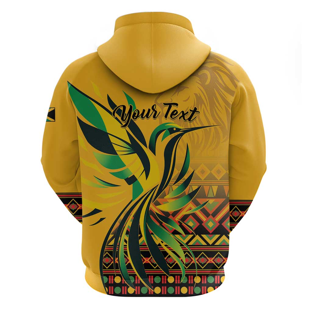 Personalized Jamaica Independence Day 1962 Hoodie Jumieka Streamertail Reggae Pattern LT01