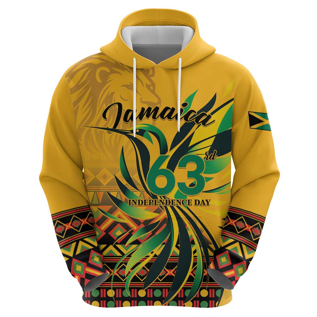 Personalized Jamaica Independence Day 1962 Hoodie Jumieka Streamertail Reggae Pattern LT01