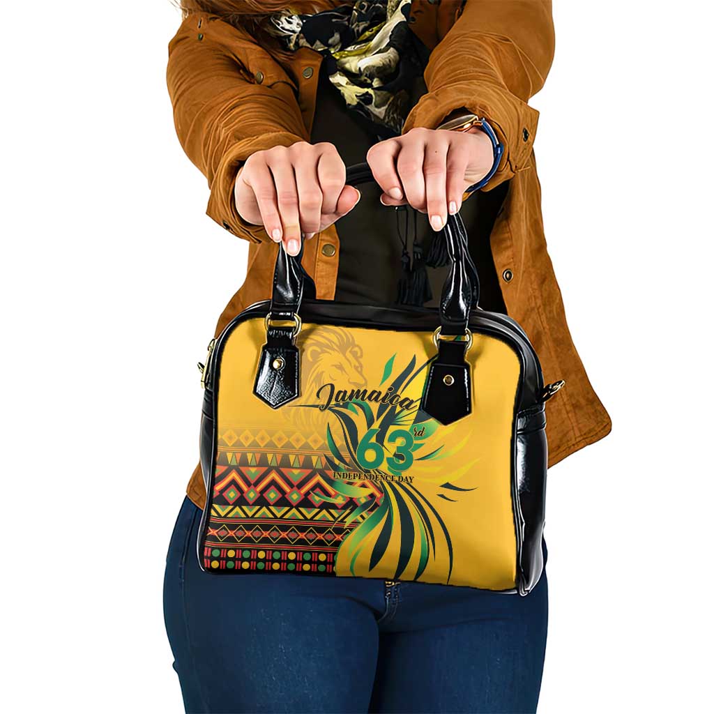 Jamaica Independence Day 1962 Shoulder Handbag Jumieka Streamertail Reggae Pattern LT01