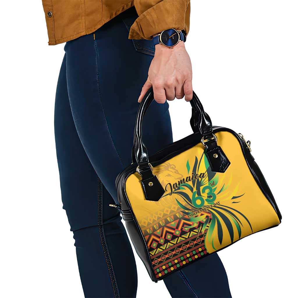 Jamaica Independence Day 1962 Shoulder Handbag Jumieka Streamertail Reggae Pattern LT01