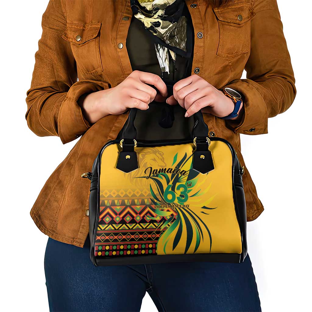 Jamaica Independence Day 1962 Shoulder Handbag Jumieka Streamertail Reggae Pattern LT01