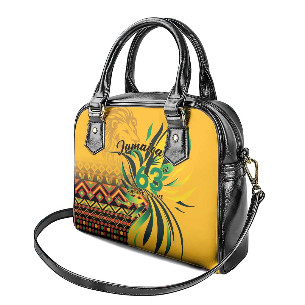 Jamaica Independence Day 1962 Shoulder Handbag Jumieka Streamertail Reggae Pattern LT01