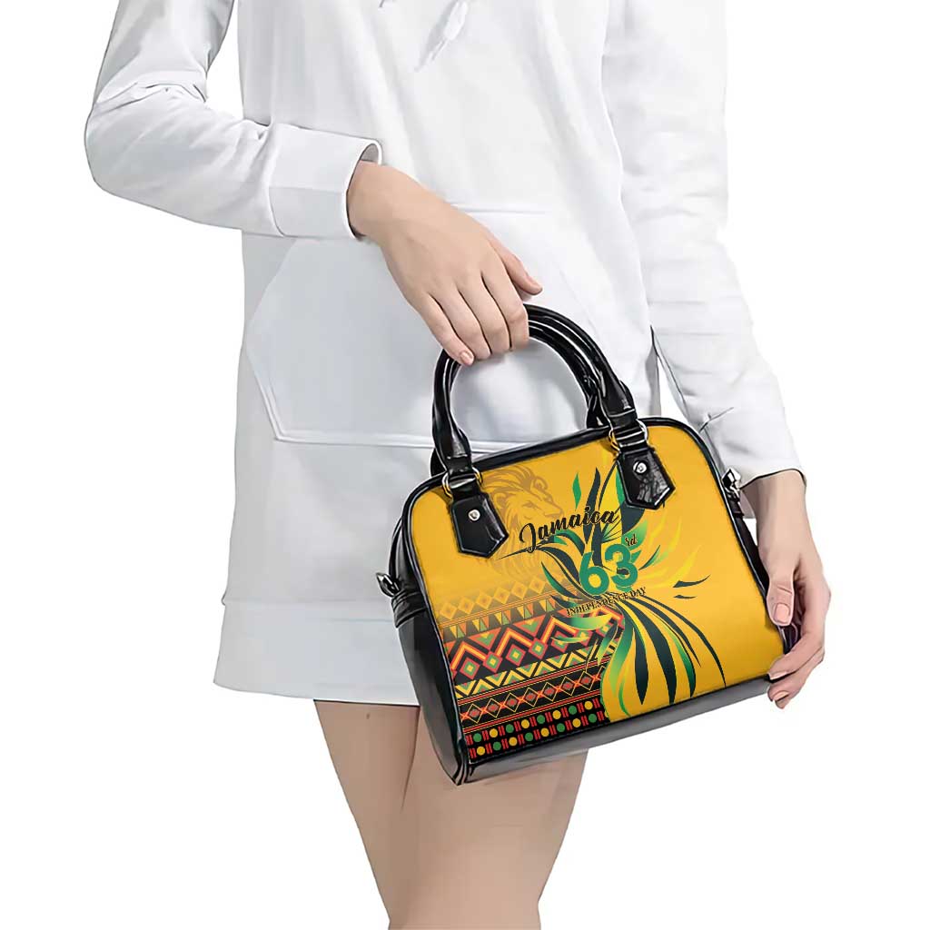 Jamaica Independence Day 1962 Shoulder Handbag Jumieka Streamertail Reggae Pattern LT01
