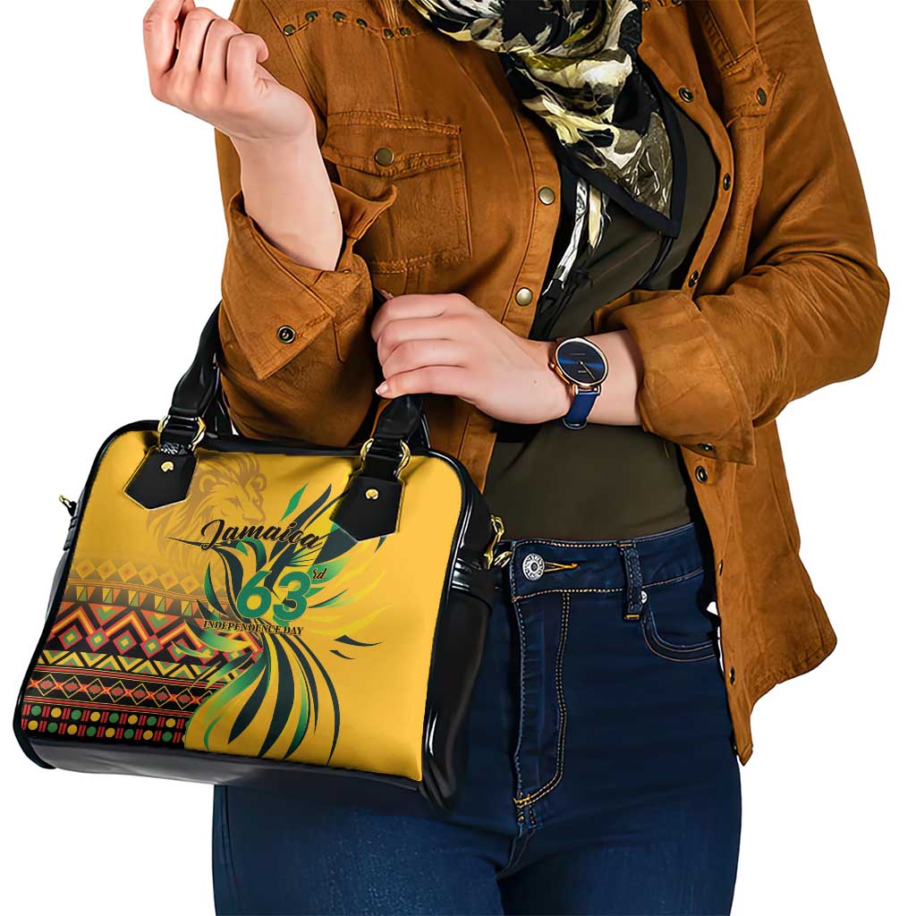 Jamaica Independence Day 1962 Shoulder Handbag Jumieka Streamertail Reggae Pattern LT01