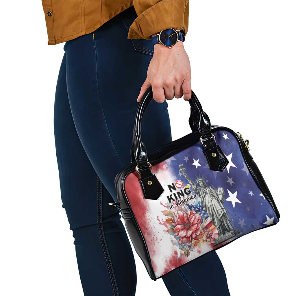 No Kings In America Shoulder Handbag Watercolor Floral LT01