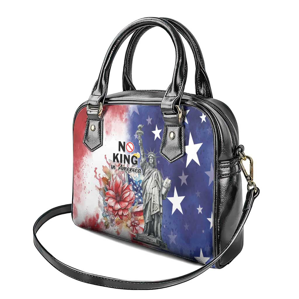 No Kings In America Shoulder Handbag Watercolor Floral LT01