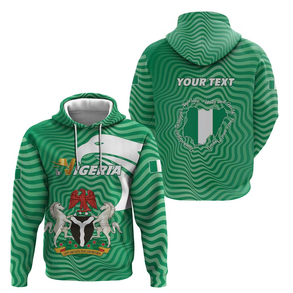 Personalized Nigeria Hoodie Jamhuriyar Tarayyar Najeriya LT01