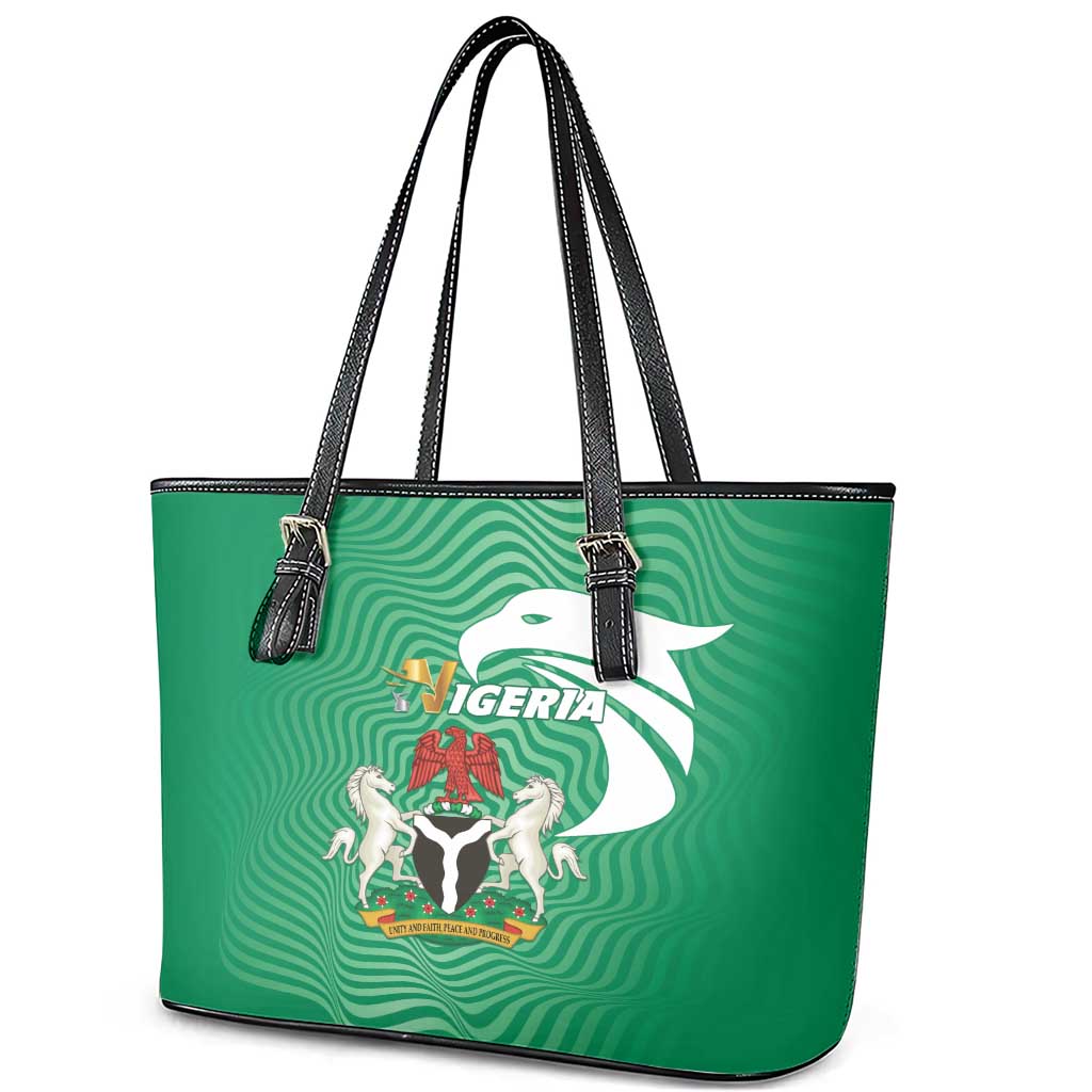 Nigeria Leather Tote Bag Jamhuriyar Tarayyar Najeriya LT01