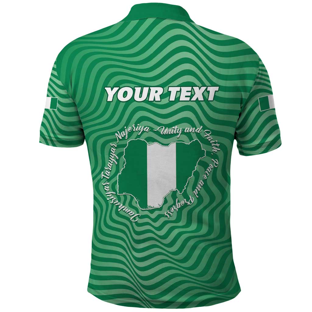 Personalized Nigeria Polo Shirt Jamhuriyar Tarayyar Najeriya LT01