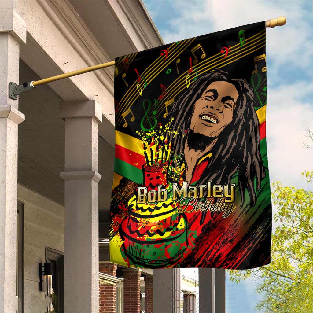 The Father of Reggae Garden Flag - Legendary Birthday Tribute LT01