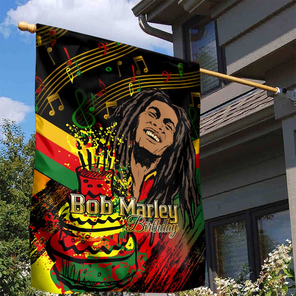 The Father of Reggae Garden Flag - Legendary Birthday Tribute LT01