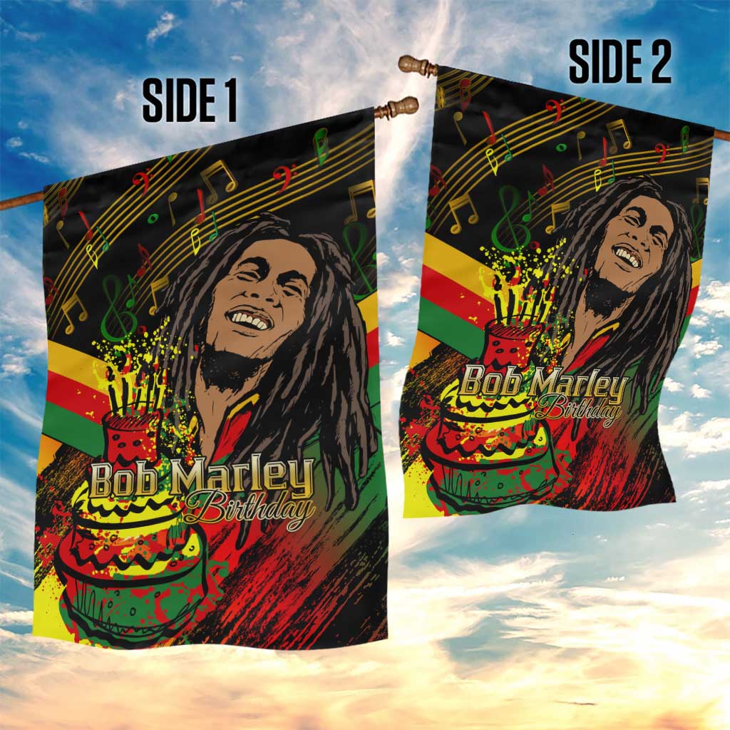 The Father of Reggae Garden Flag - Legendary Birthday Tribute LT01