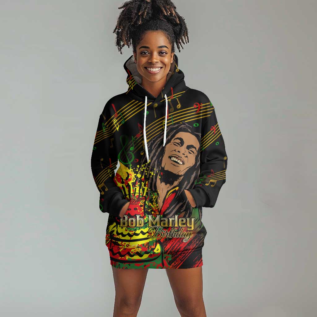 The Father of Reggae Hoodie Dress - Legendary Birthday Tribute LT01