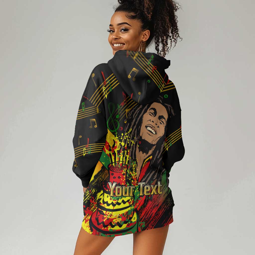 The Father of Reggae Hoodie Dress - Legendary Birthday Tribute LT01