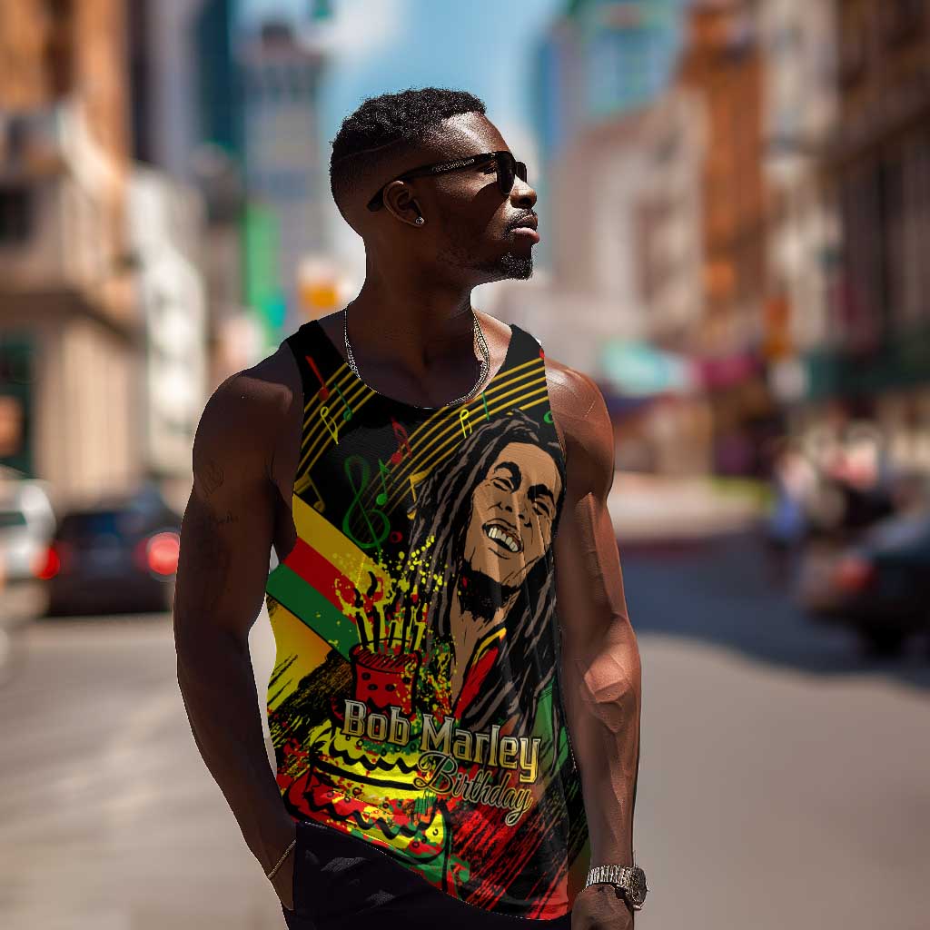 The Father of Reggae Men Tank Top - Legendary Birthday Tribute LT01