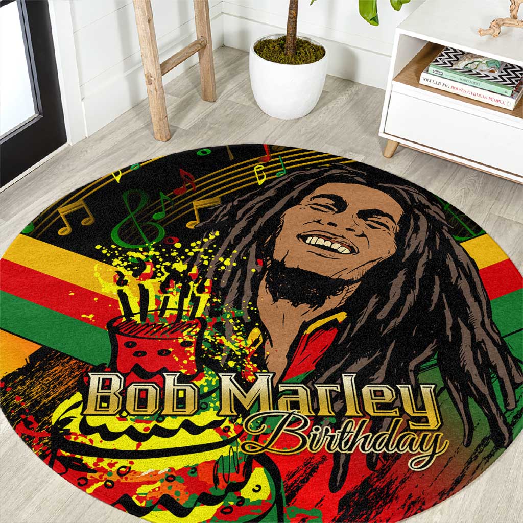 The Father of Reggae Round Carpet - Legendary Birthday Tribute LT01