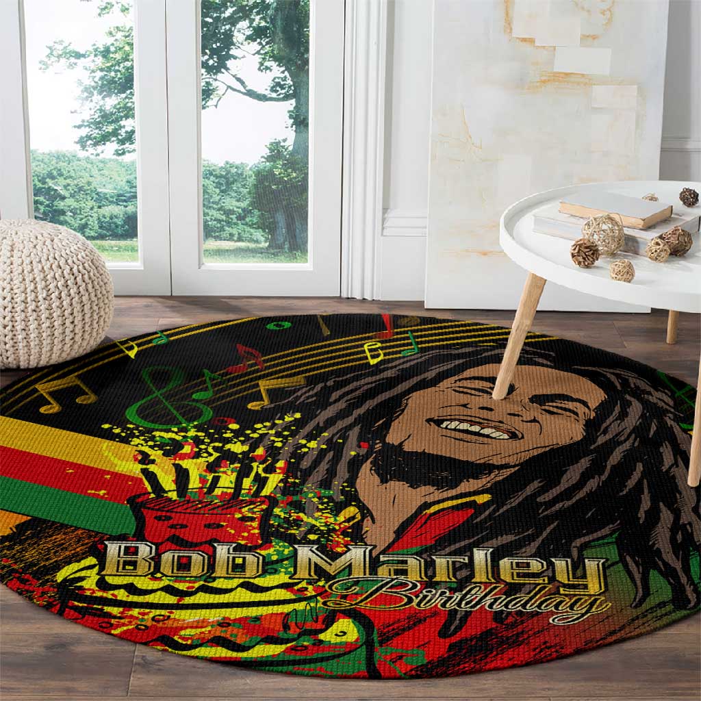The Father of Reggae Round Carpet - Legendary Birthday Tribute LT01