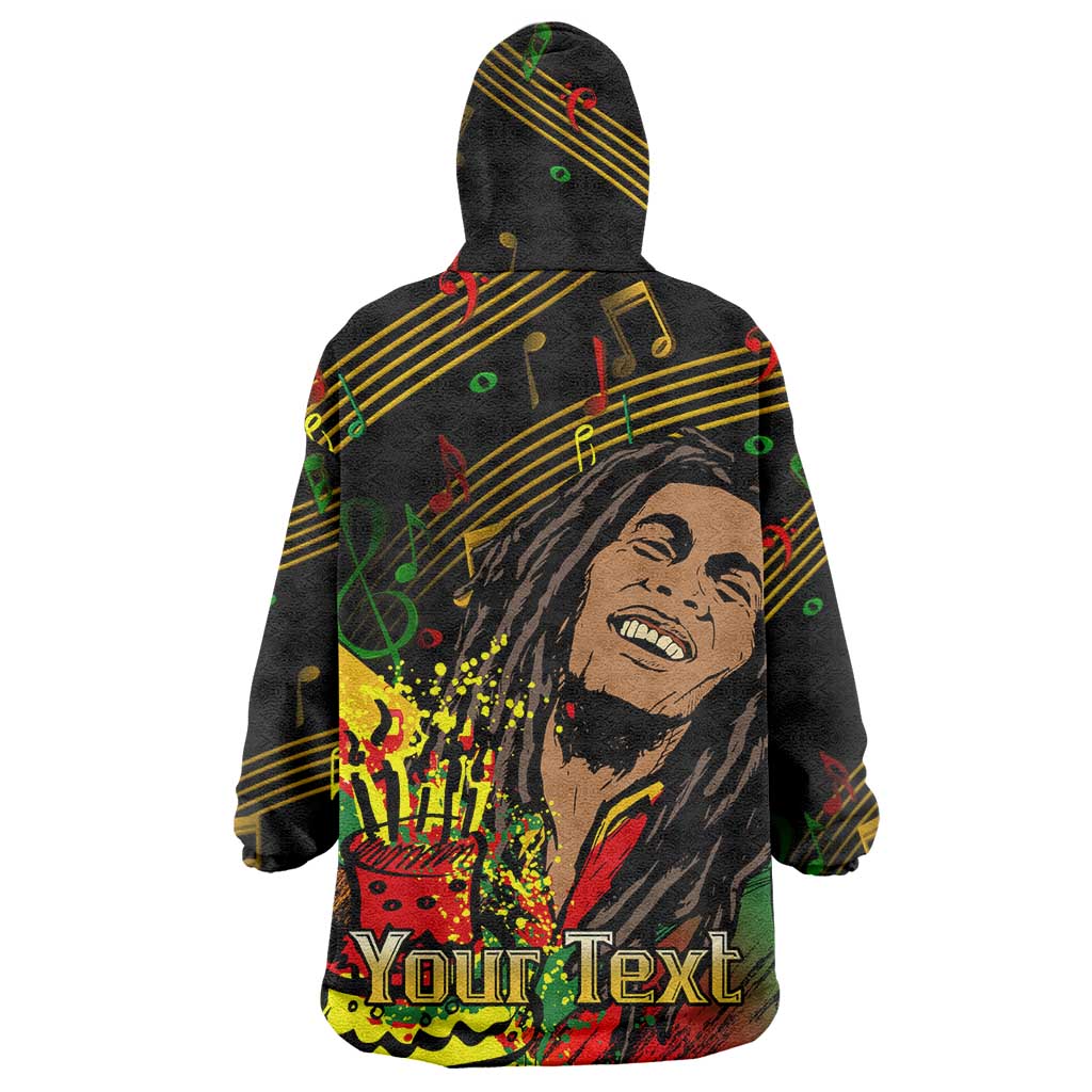 The Father of Reggae Wearable Blanket Hoodie - Legendary Birthday Tribute LT01