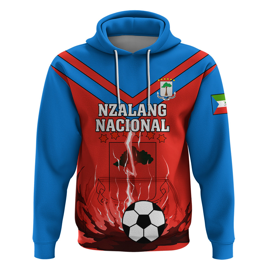 Equatorial Guinea Football Hoodie Come On Nzalang Nacional LT01