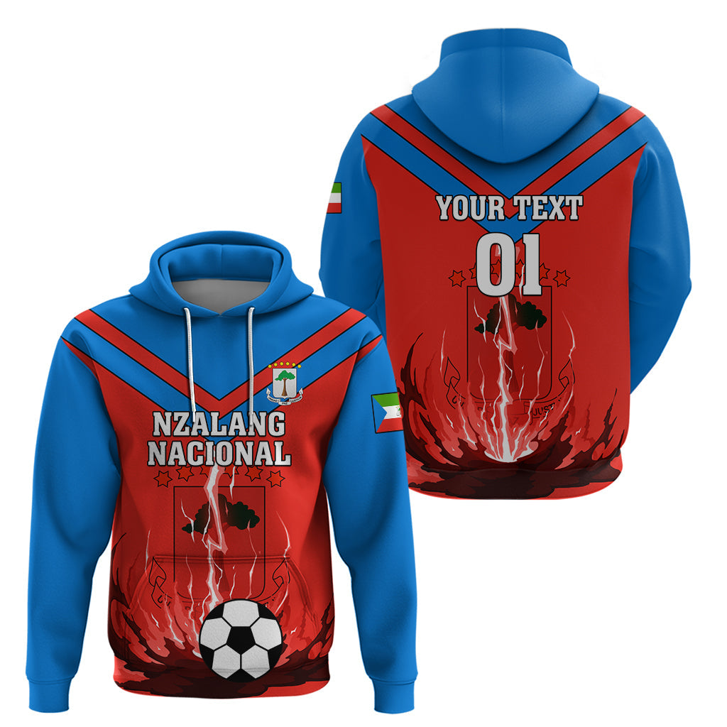 Equatorial Guinea Football Hoodie Come On Nzalang Nacional LT01