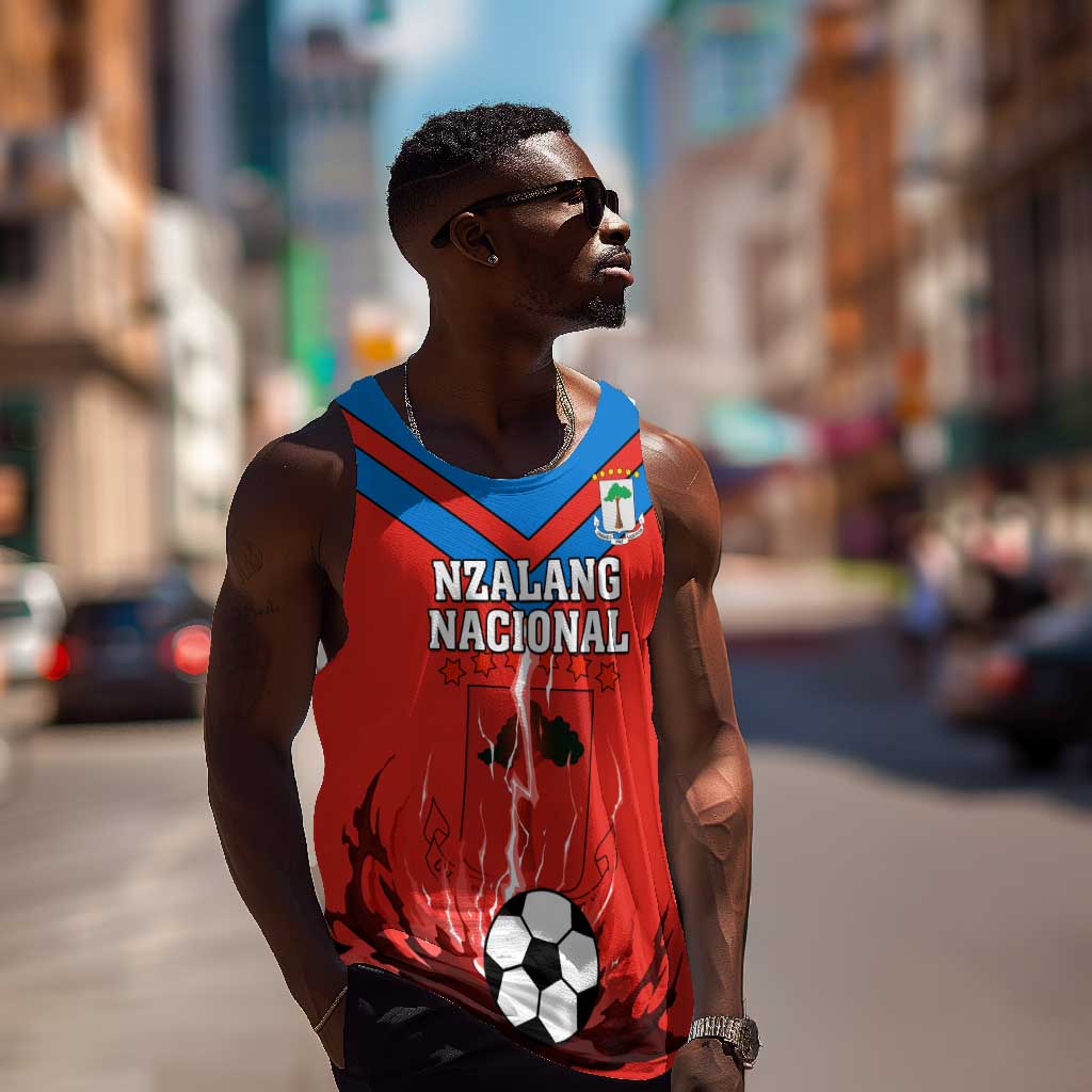 Support Nzalang Nacional - Equatorial Guinea Football Men Tank Top LT01