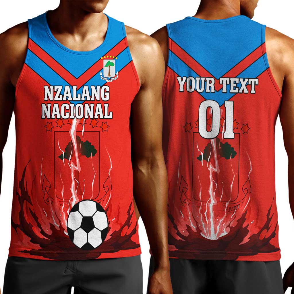 Support Nzalang Nacional - Equatorial Guinea Football Men Tank Top LT01