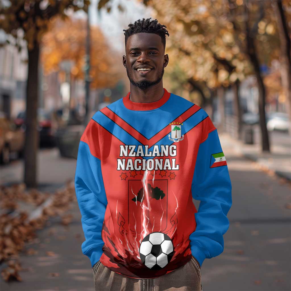 Support Nzalang Nacional - Equatorial Guinea Football Sweatshirt LT01