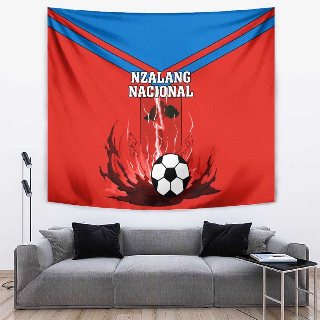 Support Nzalang Nacional - Equatorial Guinea Football Tapestry LT01