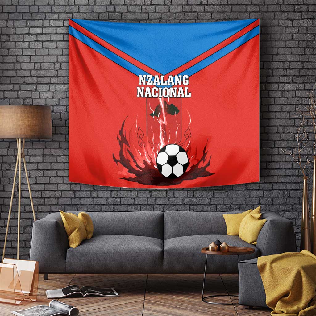 Support Nzalang Nacional - Equatorial Guinea Football Tapestry LT01