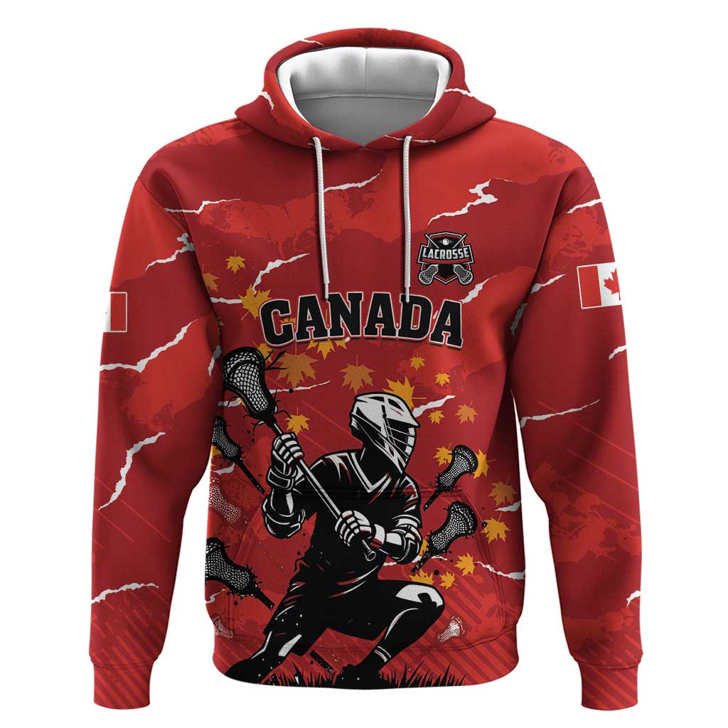 Custom Canada Lacrosse Hoodie National Summer Sport LT01