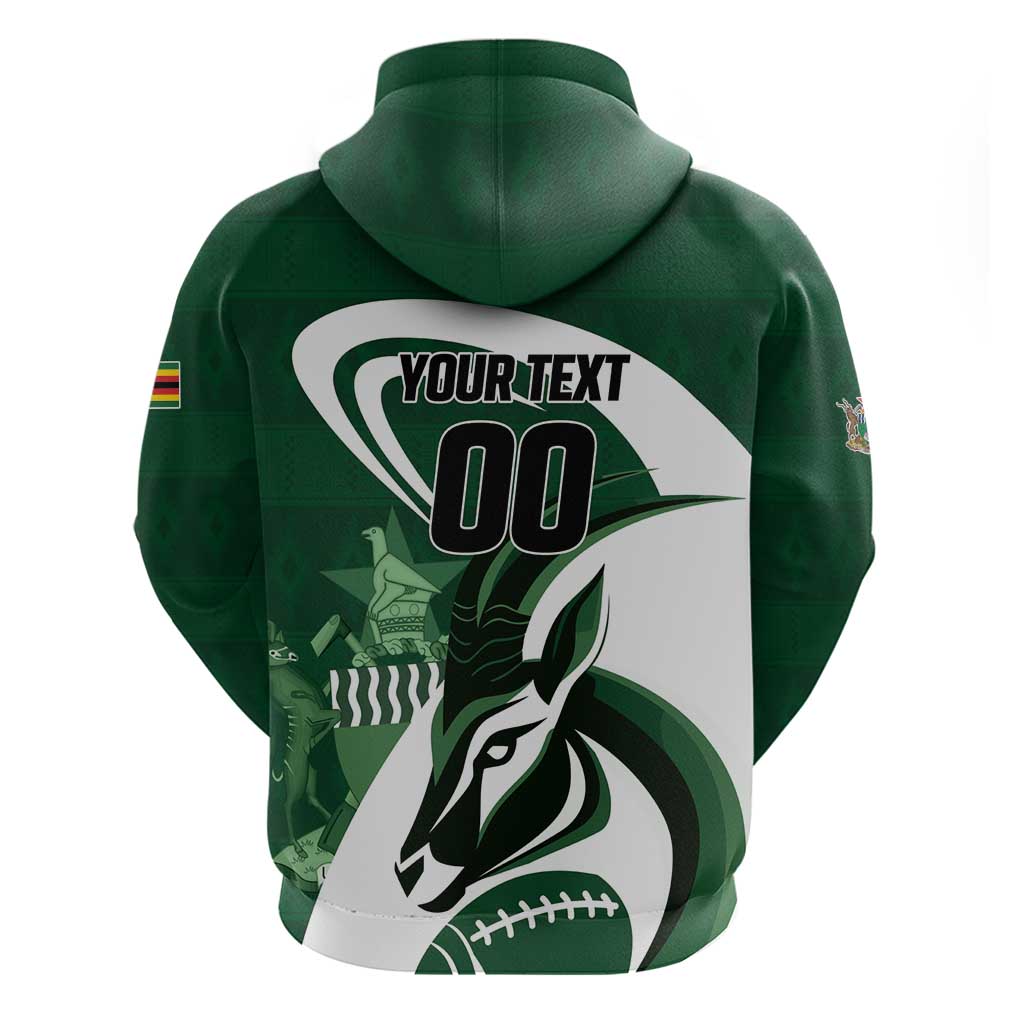 Custom Rugby Zimbabwe Hoodie Sables Is The Champion LT01