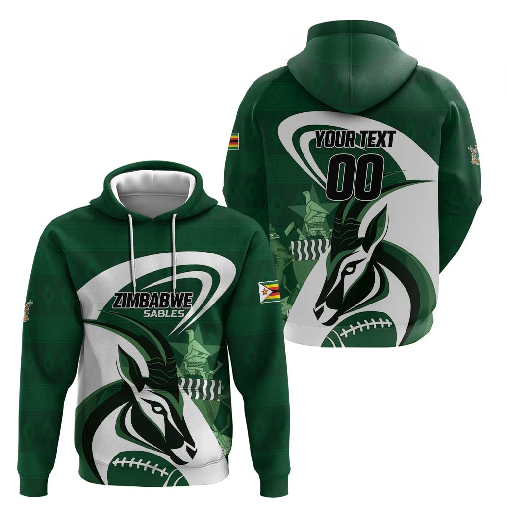 Custom Rugby Zimbabwe Hoodie Sables Is The Champion LT01