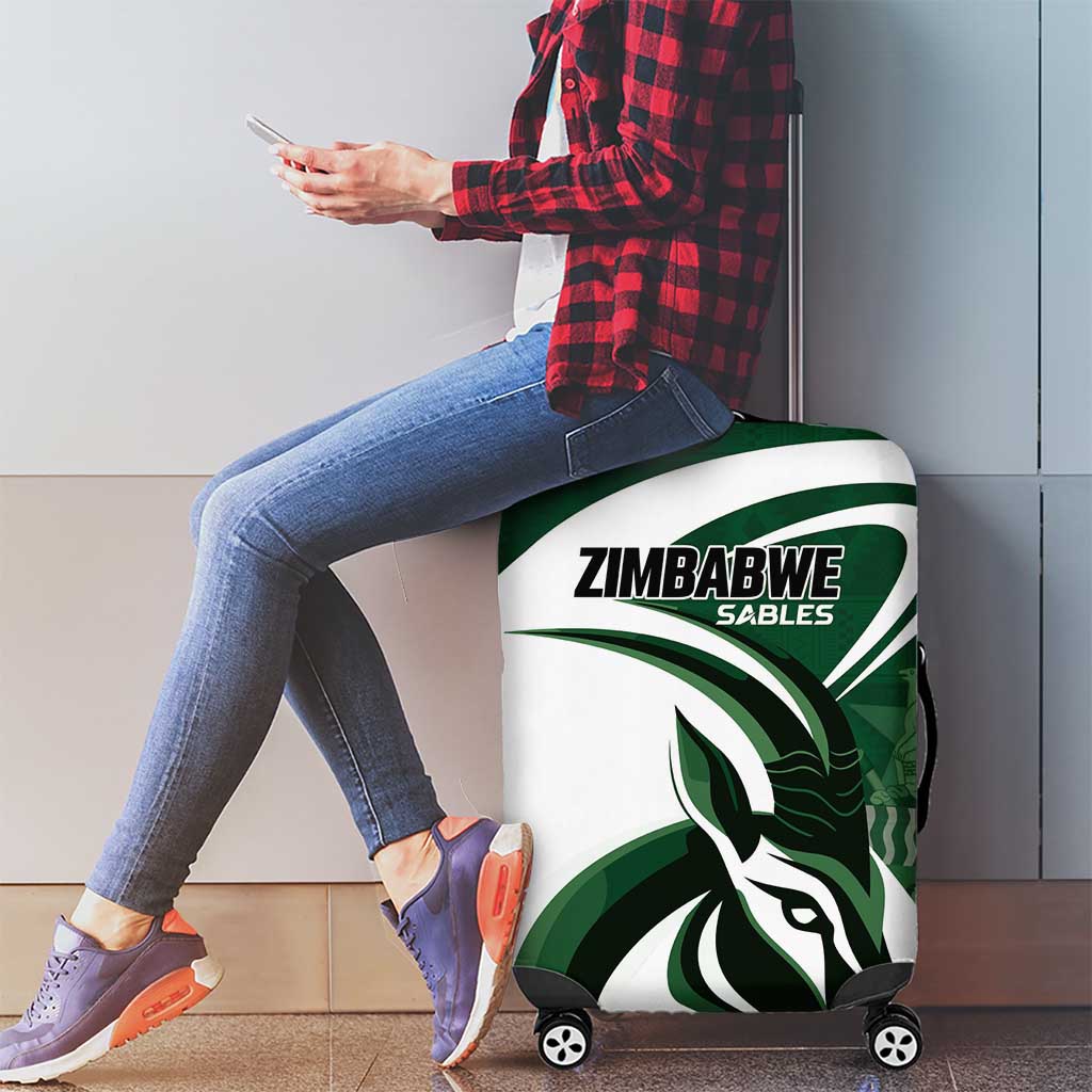 Rugby Zimbabwe Luggage Cover Sables Is The Champion LT01