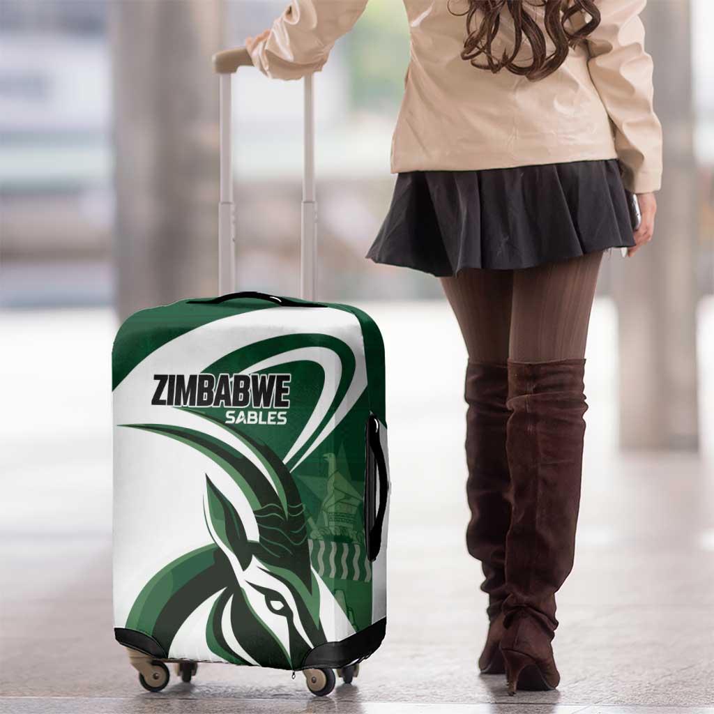 Rugby Zimbabwe Luggage Cover Sables Is The Champion LT01