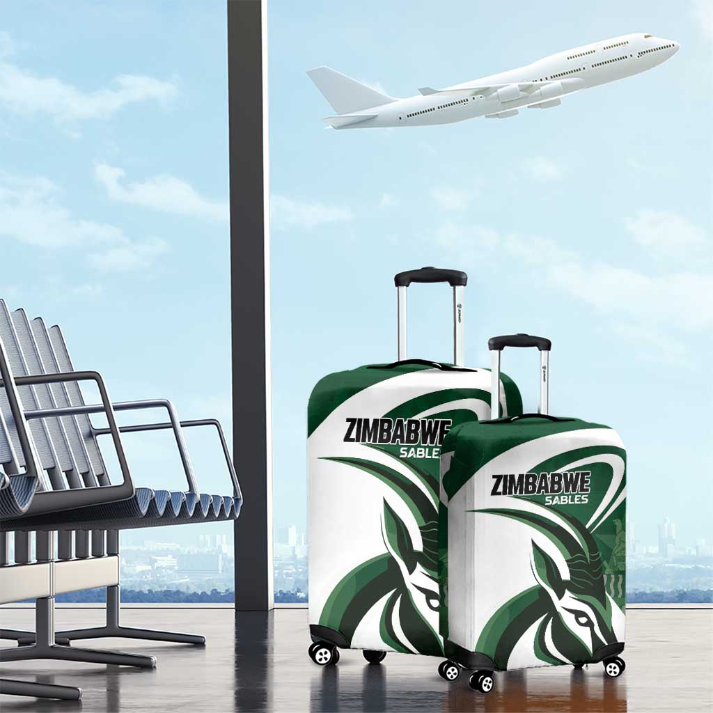 Rugby Zimbabwe Luggage Cover Sables Is The Champion LT01