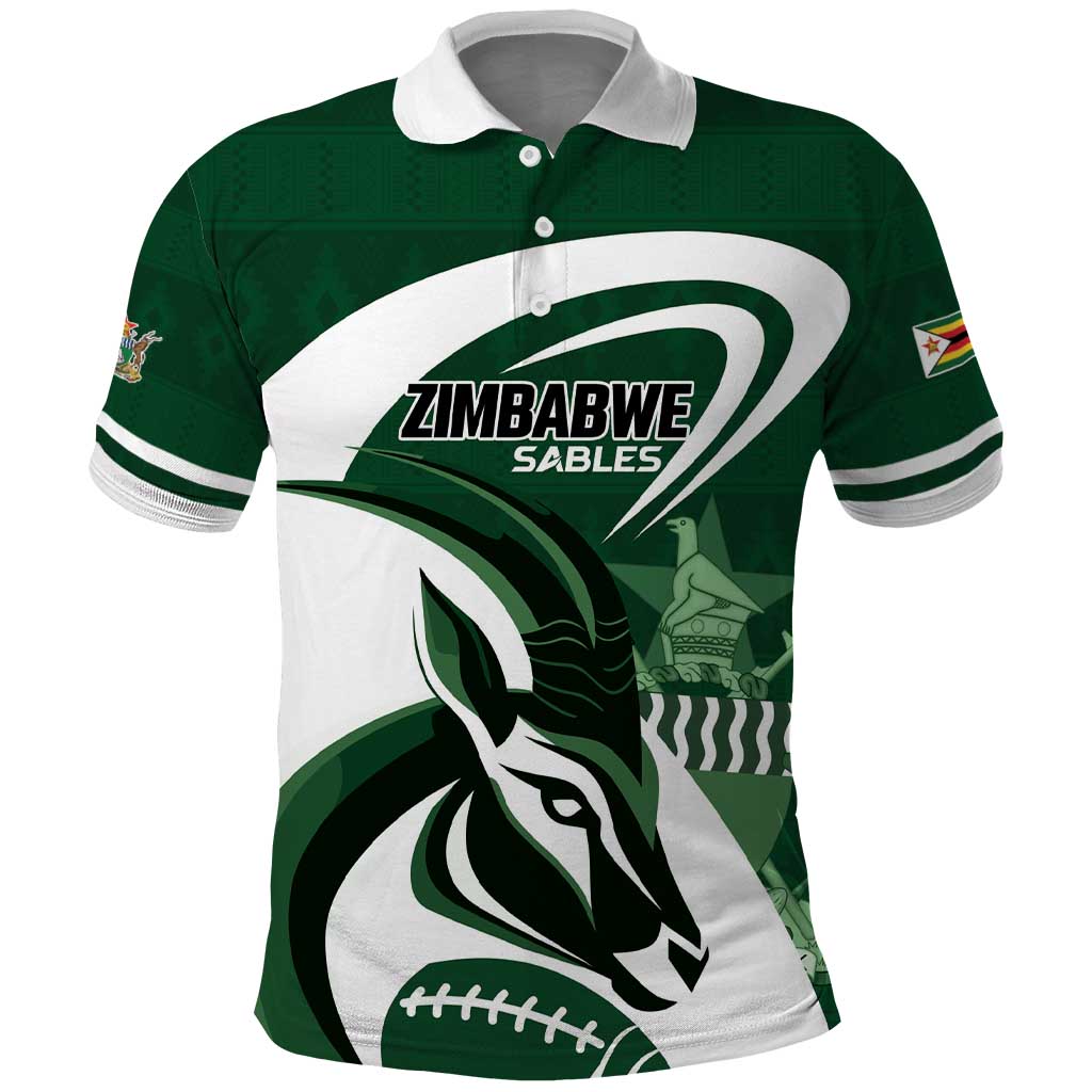 Custom Rugby Zimbabwe Polo Shirt Sables Is The Champion LT01
