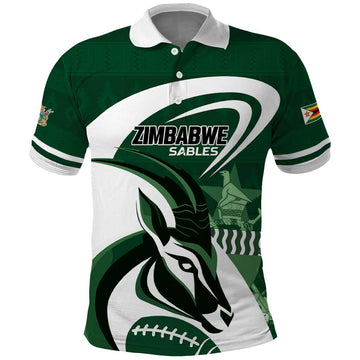 Custom Rugby Zimbabwe Polo Shirt Sables Is The Champion LT01