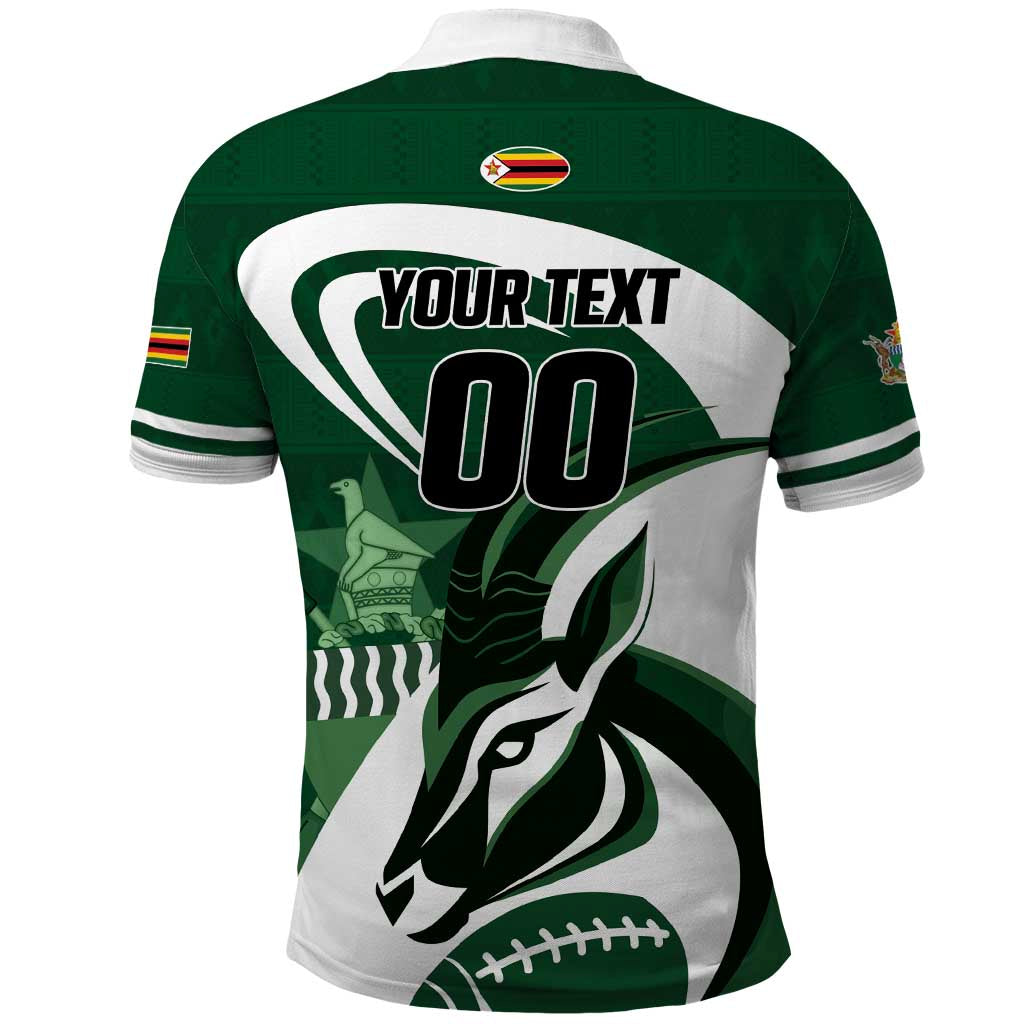 Custom Rugby Zimbabwe Polo Shirt Sables Is The Champion LT01