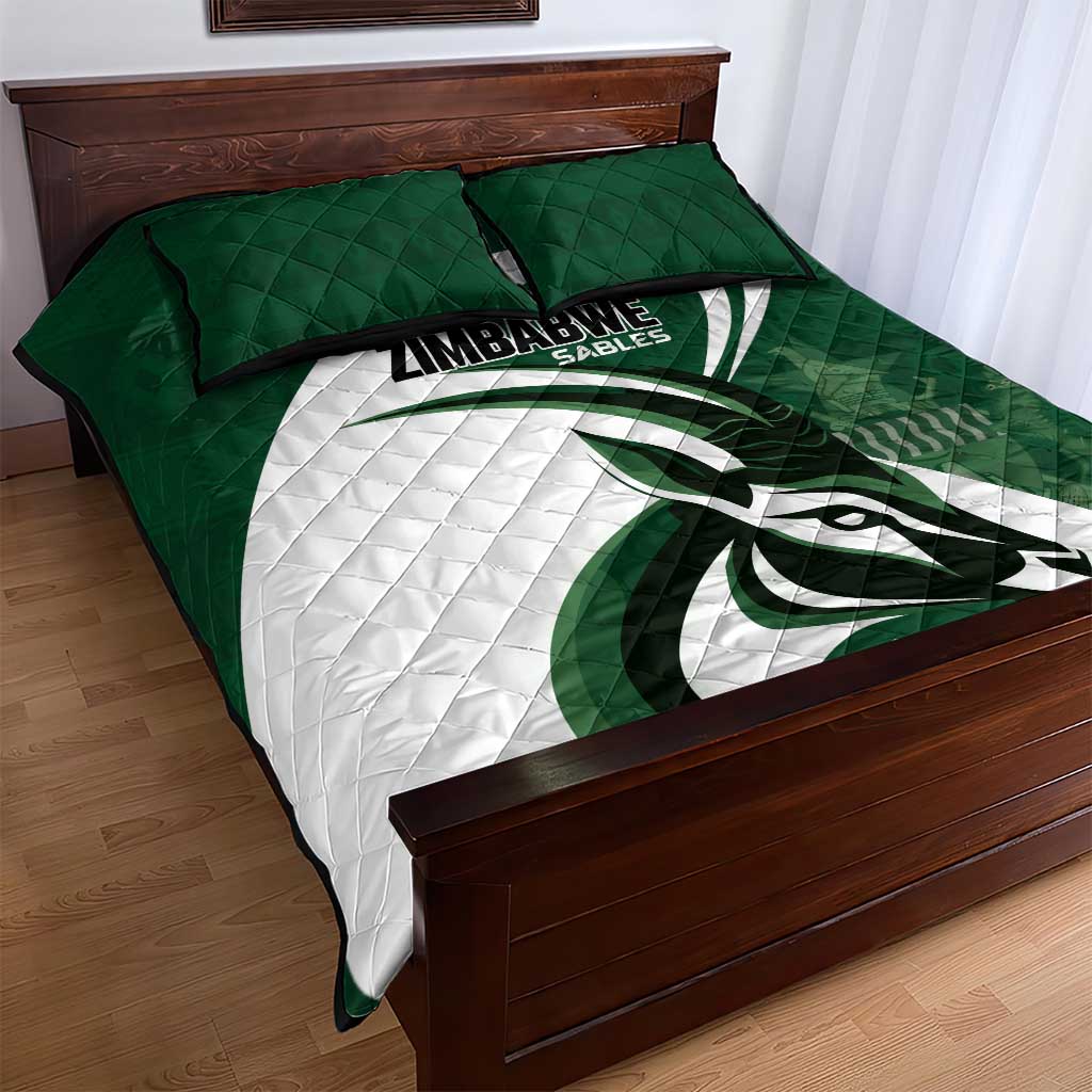 Rugby Zimbabwe Quilt Bed Set Sables Is The Champion LT01