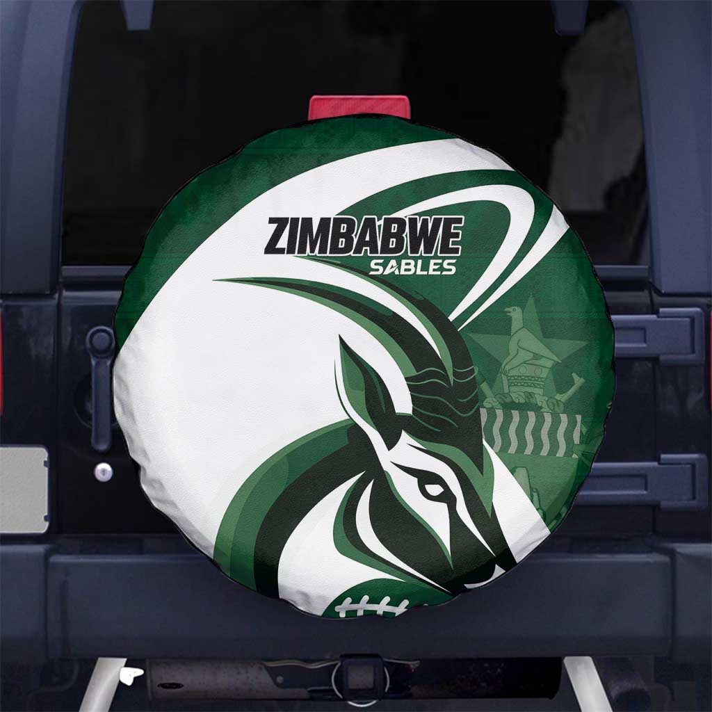 Rugby Zimbabwe Spare Tire Cover Sables Is The Champion LT01